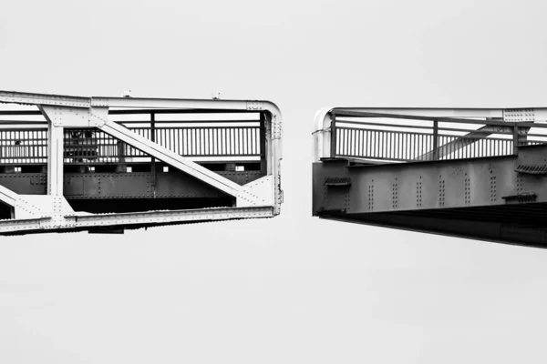 Szczegóły Starego Mostu Podnoszącego Liepaja — Zdjęcie stockowe
