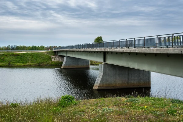 View Bridge Wide River — Stock Photo, Image