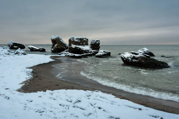 Fort Militaire Nord Abandonné Hiver — Photo