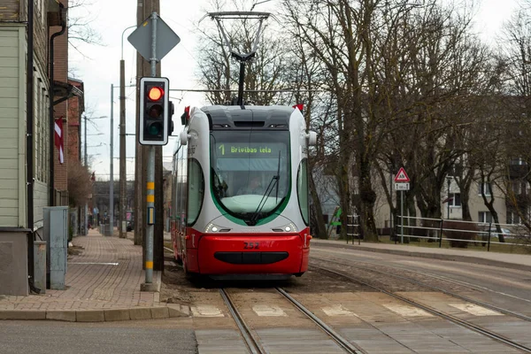 Latvia Liepaja Mars Liepaja Stad Som Ligger Vid Östersjön Utsikt — Stockfoto