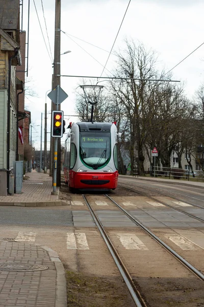 Λεττονια Μαρτιου Liepaja Είναι Μια Πόλη Που Βρίσκεται Στη Βαλτική — Φωτογραφία Αρχείου