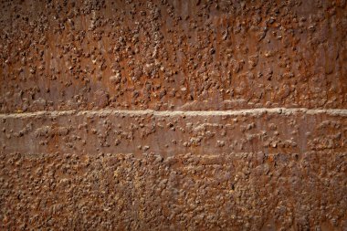 Paslı metal yüzey arkaplanı.