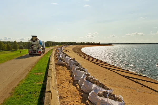 Dam renovation. — Stock Photo, Image