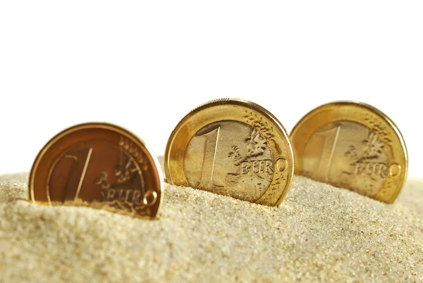 Euro coins. — Stock Photo, Image