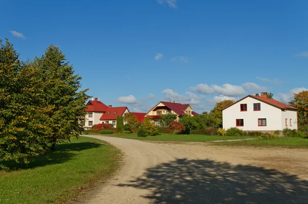 Detached houses. — Stock Photo, Image