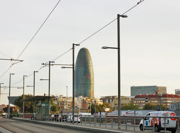 Udsigt over byen barcelona. - Stock-foto