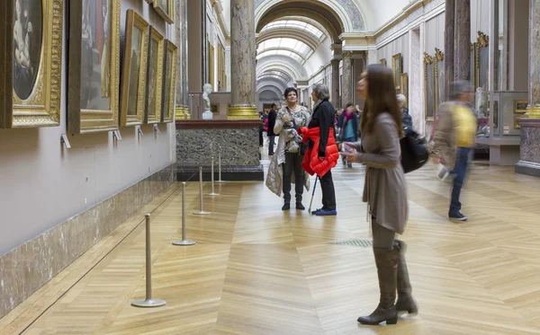 O Louvre — Fotografia de Stock