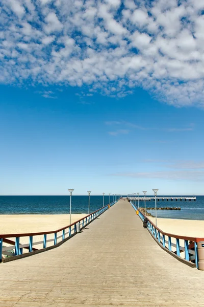 Molo marino a Palanga . — Foto Stock