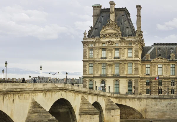 View to the Louvre Museum. — Stock Photo, Image