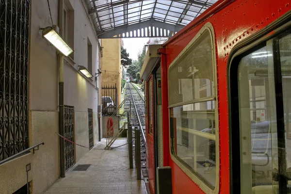 Bergbanan i Genua. — Stockfoto