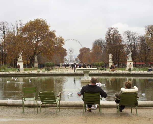 Park of  Louvre Museum. — Stock Photo, Image