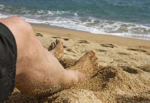 Sulla spiaggia. — Foto Stock