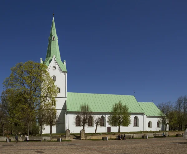 Old church in Dobele — Stock Photo, Image