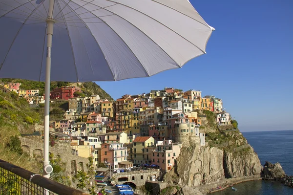 Manarola görünümüne. — Stok fotoğraf