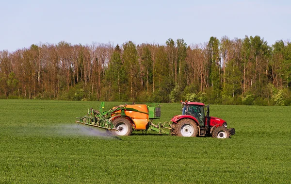 Tractor on a field. — Stock Photo, Image