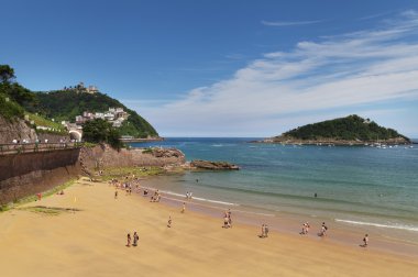 La concha beach.