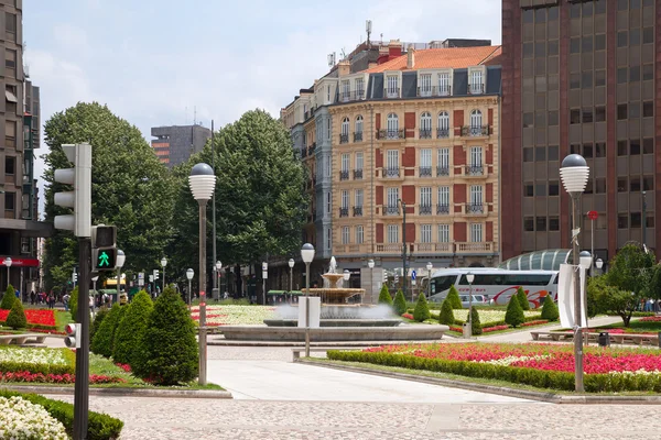 View to the centre of Bilbao. — 图库照片