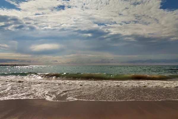 View to the coast in low tide. — Stock Photo, Image