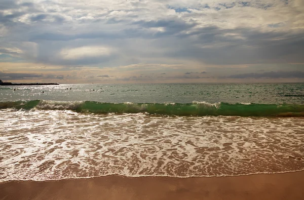 View to the coast in low tide. — Stock Photo, Image