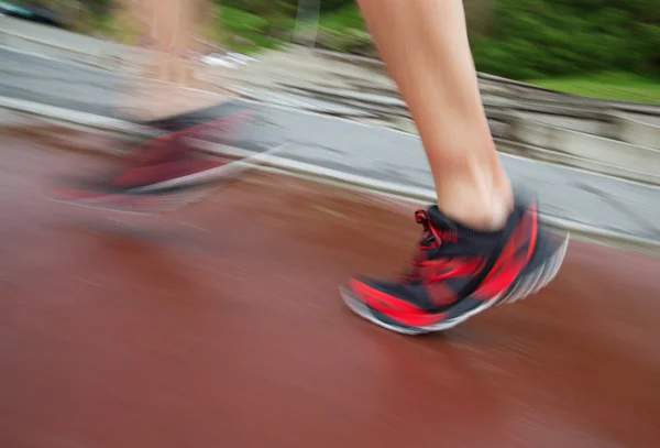 Runner su strada . — Foto Stock