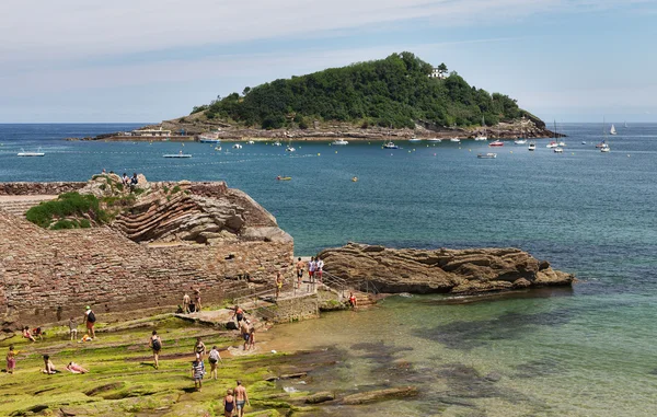 Spiaggia di La Concha . — Foto Stock