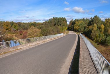 Letonya eski köprü.