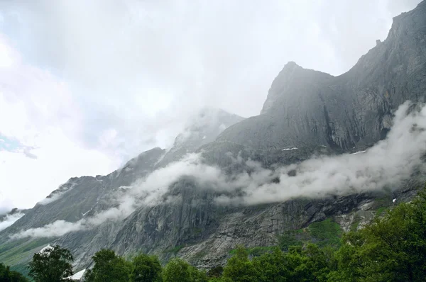 挪威的山. — 图库照片