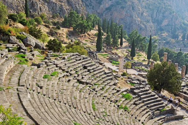 Ancient theater of Delphi. — Stock Photo, Image