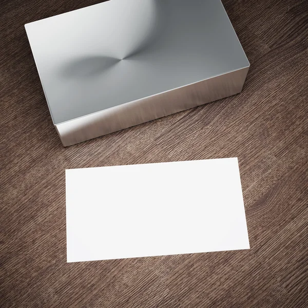 Blank business card — Stock Photo, Image