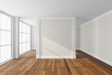 boş modern Binası