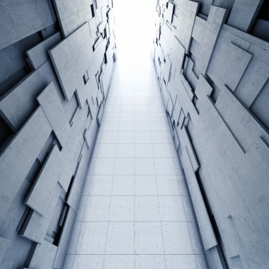 Tasarım mimari beton tünel