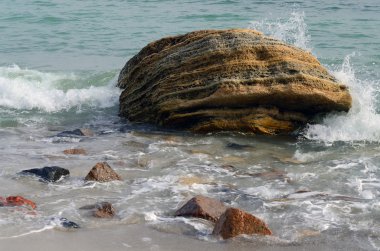 Kalker kaya taşları, Odessa, Karadeniz, Ukrayna