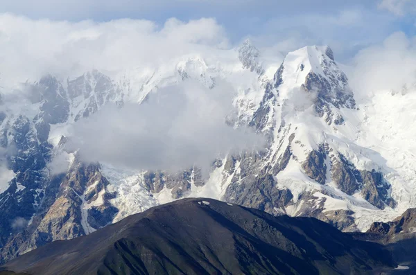 Transcaucasia 산, 위 svaneti, 인기 있는 트레킹 목적지, 조지아, 유럽 — 스톡 사진