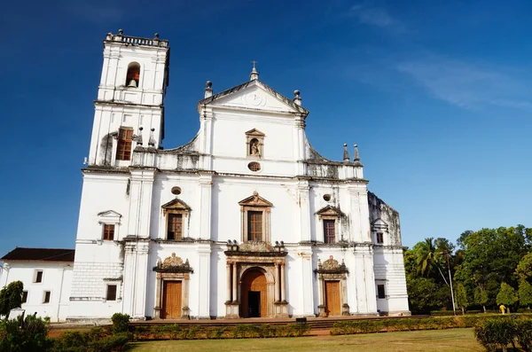 Church of St. Francis of Assisi in Old Goa, India.Velha Goa is a historical city in North Goa district in the Indian state of Goa, unesco heritage — Stock Photo, Image