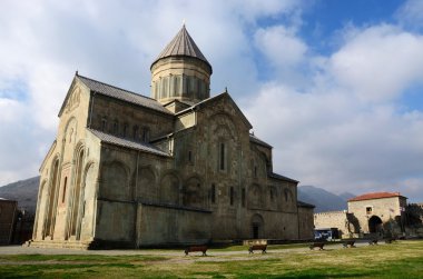 Mtsheta, eski sermaye ve Gürcistan, unesco dünya mirası en eski şehirlerinden biri Svetitskhoveli Katedrali