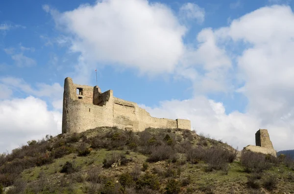 Ruínas da Fortaleza de Bebris Tsikhe perto de Mtskheta, Geórgia, Cáucaso, Euroásia — Fotografia de Stock