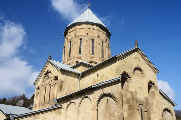 Samtavro Przemienienia Pańskiego Cerkiew i klasztor St. Nino w Mtskheta, Gruzji, starożytnej stolicy i wpisanego na listę Światowego Dziedzictwa UNESCO — Zdjęcie stockowe