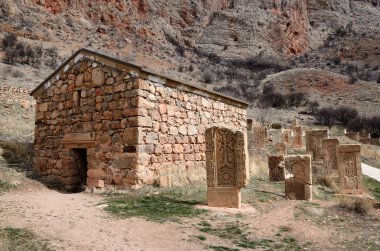 Ahtamar Grigor'ın Şapel ve khachkars Noravank Manastırı, Ermenistan, Kafkasya, UNESCO Dünya Miras Listesi