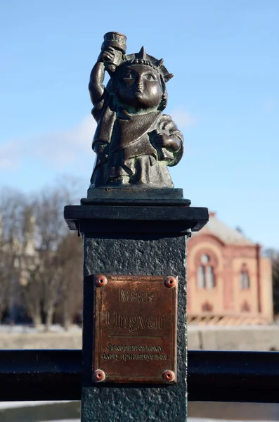 UZHGOROD, UCRÂNIA - JANEIRO 6,2015: Mini estátua da Liberdade e sma — Fotografia de Stock