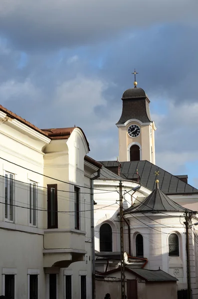 Kopuła katedry katolickiej podniesienie krzyża, Czerniowce, Ukraina Zachodnia — Zdjęcie stockowe