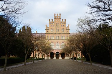 Kompleks Bukovinian ve Dalmaçya Metropolitans bina, Unesco Dünya Mirası, Chernivtsi, Ukrayna, Avrupa Residence
