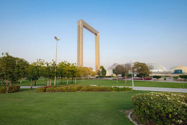 아랍에미리트 연방의 2021 프레임 공원에 바이의 랜드마크중 — 스톡 사진