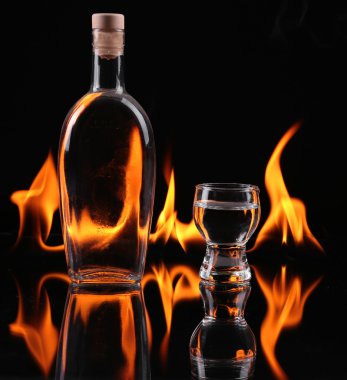 Yığın tekila yanıyor