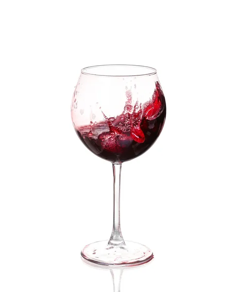 Set di bicchieri con vino rosso — Foto Stock