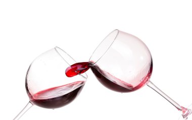 Kırmızı şarap ile gözlük dizi