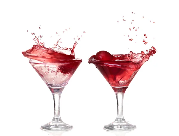 ワイン コレクション - ガラス飛散赤ワイン。Whi の分離 — ストック写真