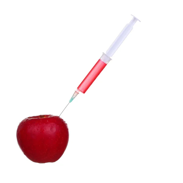 OGM de pomme et concept de biotechnologie — Photo
