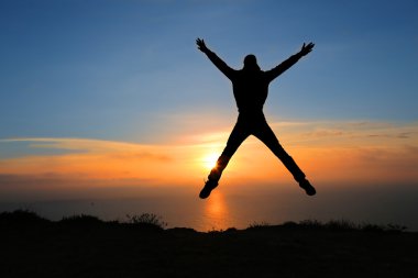 rock on sunset adam silüeti