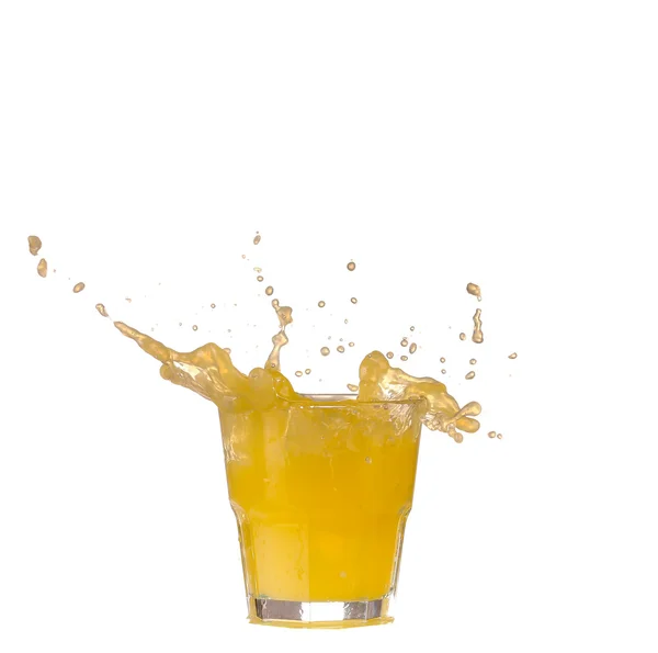 Pomerančový džus ve sklenici — Stock fotografie
