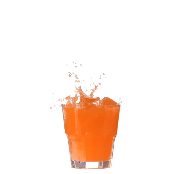 Pomerančový džus ve sklenici — Stock fotografie